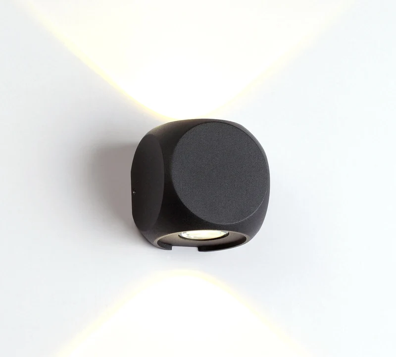 applique a led 'xavier' 2x2w 286lm 4000k - colore nero