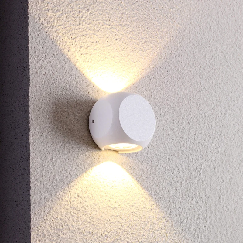 applique a led 'xavier' 2x2w 286lm 4000k - colore bianco