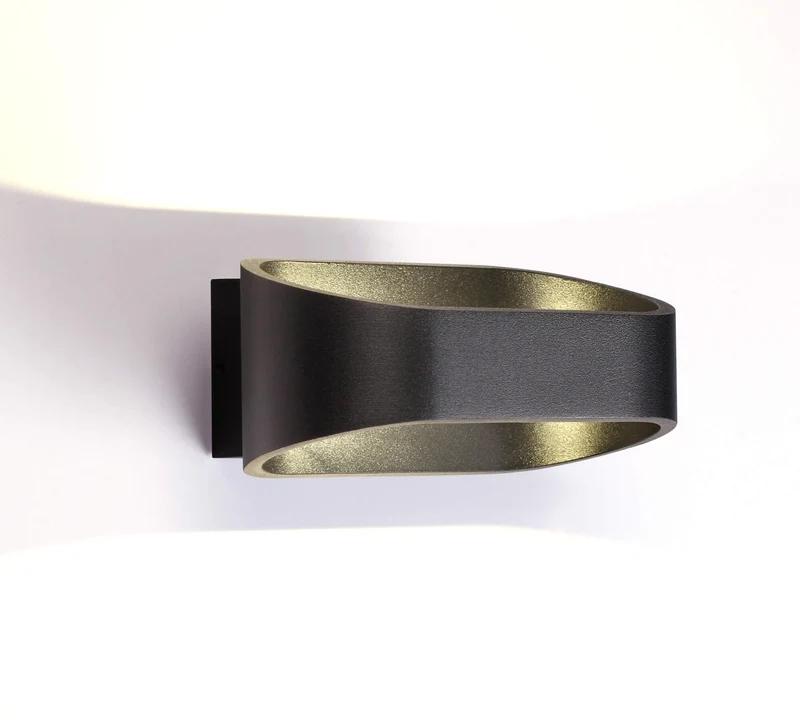applique a led 'zack' 9w - 654lm - 4000k - colore nero