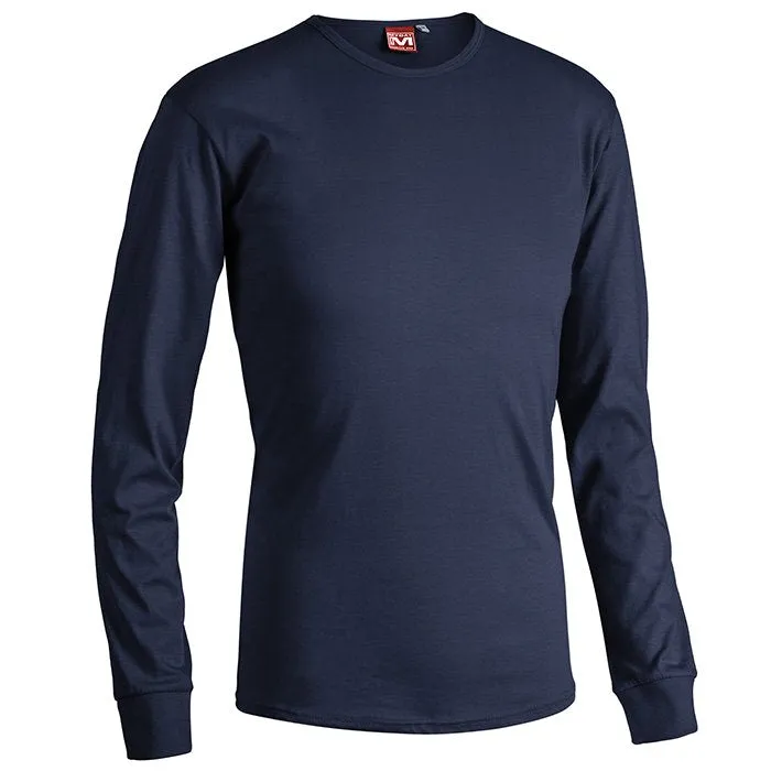 t-shirt manica lunga blu tg. m