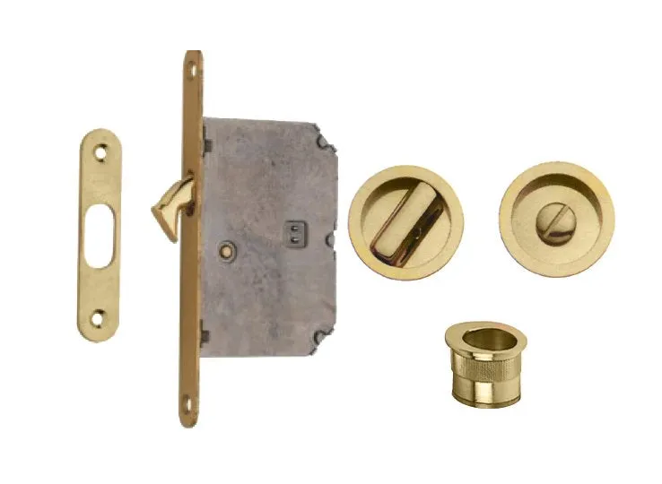 kit per porte scorrevoli - solo quadro frosio bortolo cromo satinato