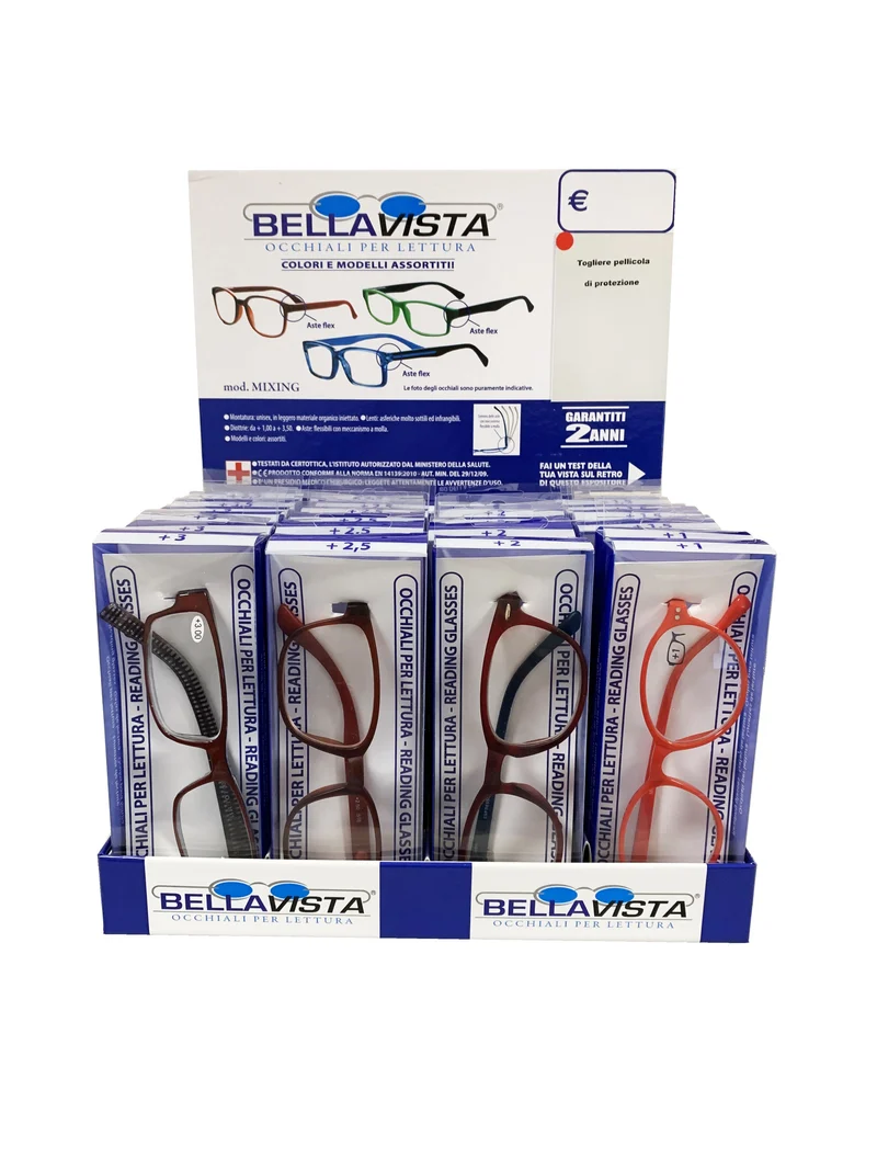 espositore occhiali graduati "bellavista" 24 pezzi
