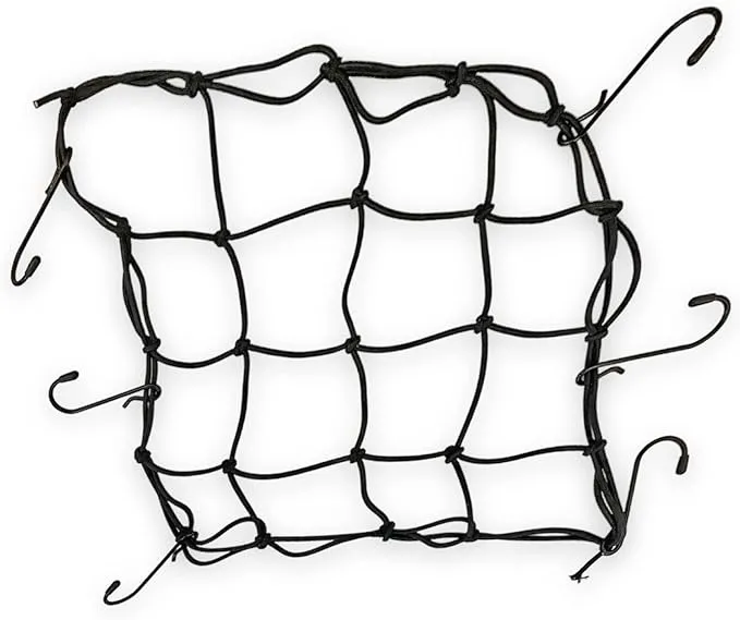 rete elastica c/ganci in ferro 4 mm - cm 40x40
