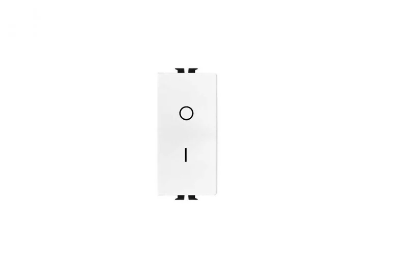 interrutore bipolare illuminabile 'easy' 16ax 250v - bianco