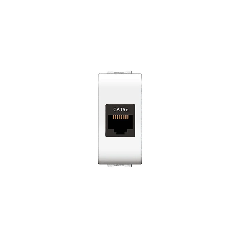presa telefonica rj45 'easy' cat 5e utp - bianco