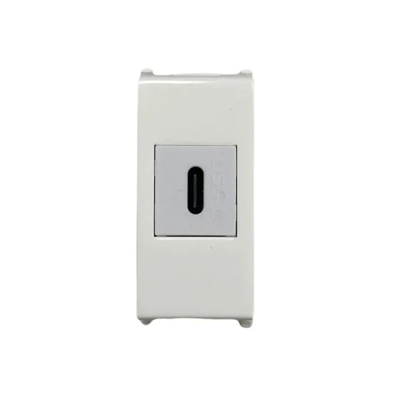 alimentatore da incasso usb-c 'easy' bianco