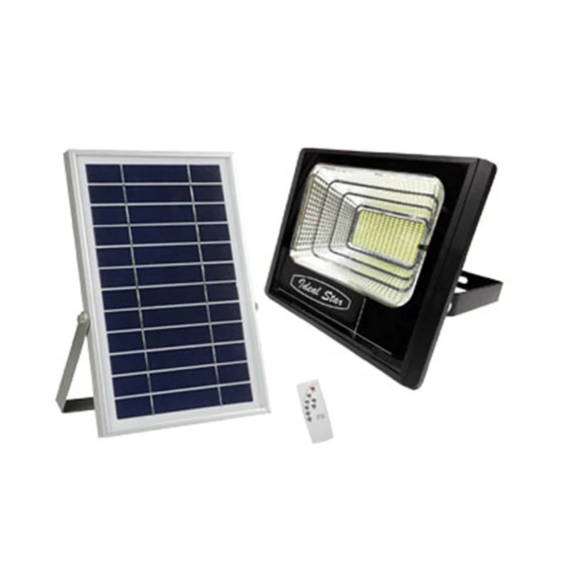 proiettore a led con pannello solare 25w - 6000k 200w - 6000k