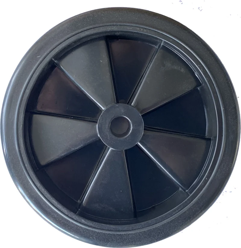ruote di ricambio per compressore 24 lt ideal star silenziato ø 150 mm - per codice 0077402