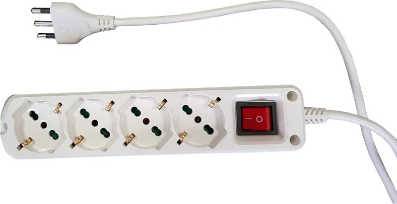 multipresa con interruttore ideal star 4 posti