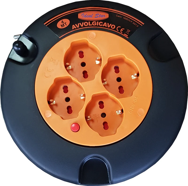 avvolgicavo domestico ideal star 4 mt