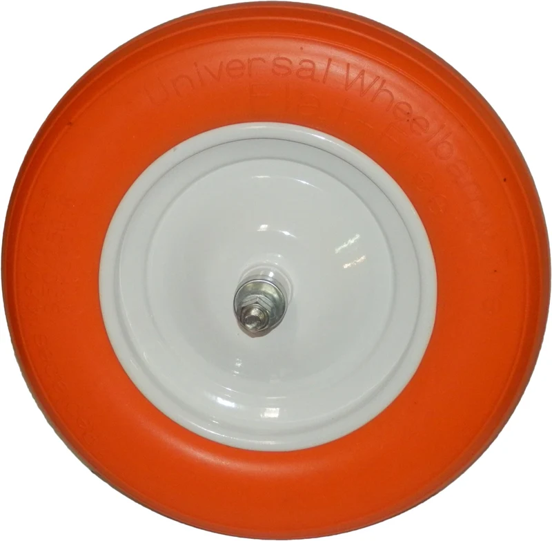 ruota carriola antiforo ideal star mozzo 110 mm - asse corto 170 mm