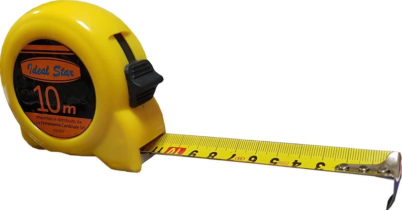 flessometro in abs ideal star mt 3x19 mm