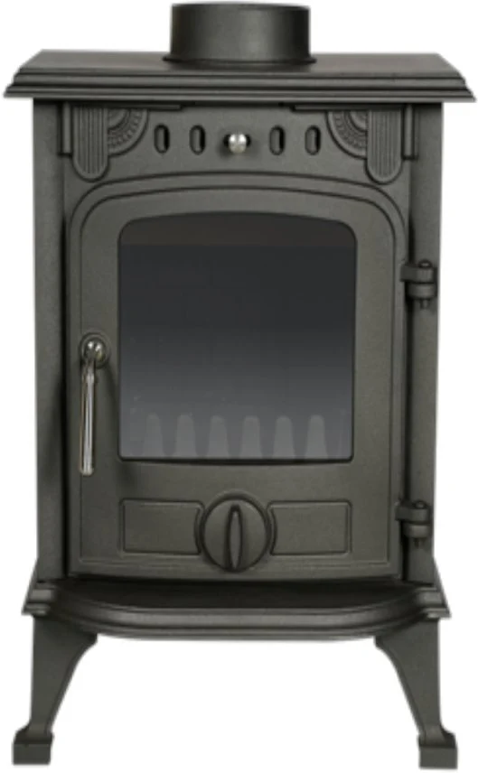 stufa a legna in ghisa 'vesuvio' ideal star 438x324x609 mm