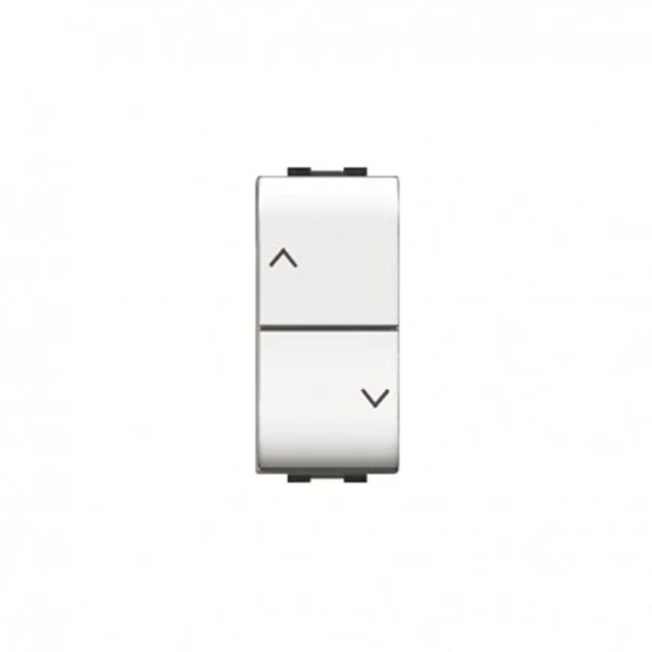 doppio pulsante interbloccato 'mylife' 10a 250v - grigio