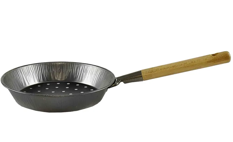caldarrostiera con manico legno ø 30 cm