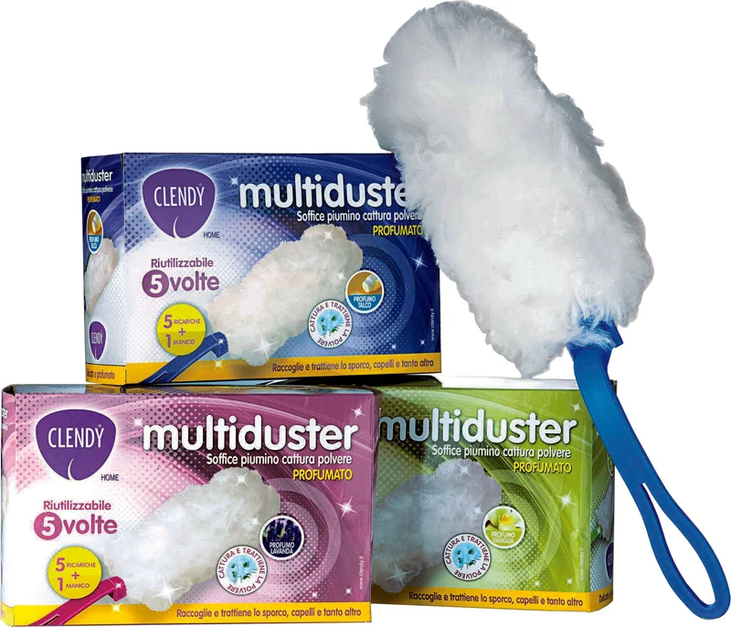 piumino multiduster con manico confezione 5 ricariche