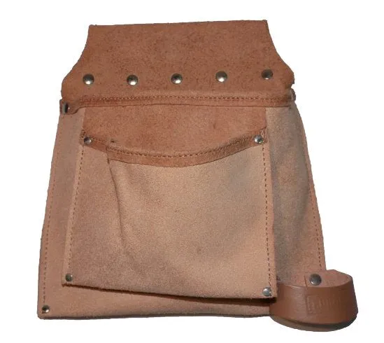 borsa carpentiere con portamartello con due tasche