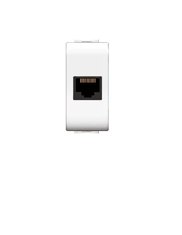 presa telefonica 'mylife' rj45 cat 5e utp - bianco