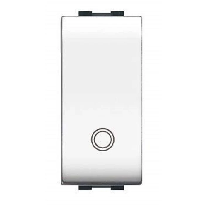 pulsante unipolare generico 'mylife' 16a 250v 1p/no - bianco