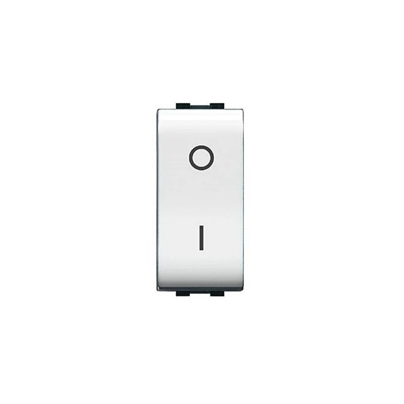 interruttore bipolare "mylife" 16ax 250v - bianco