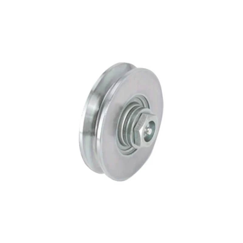 ruota con bullone per cancelli c/ingrassatore 100 mm