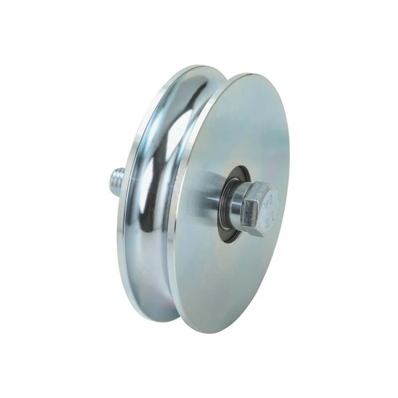 ruota con bullone per cancelli a 2 cuscinetti 160 mm