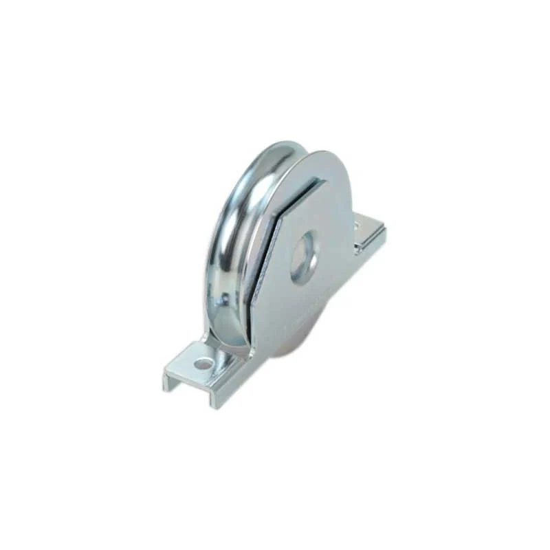 ruota con supporto interno per cancelli gola y a cuscinetti 120 mm