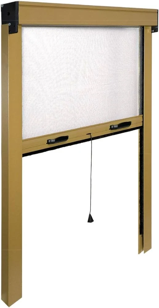 zanzariera avvolgibile verticale 80x160 cm - bronzo