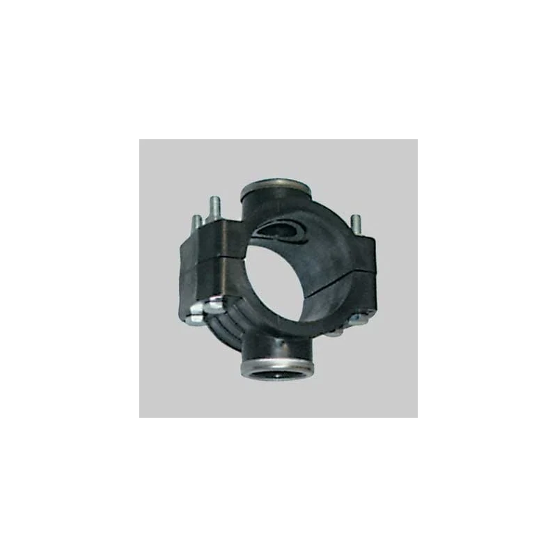 presa a staffa doppia pp ø 25x3/4"