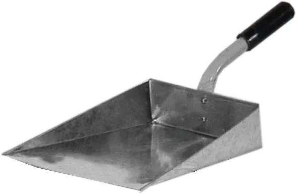 paletta raccoglisporco in acciaio zincato 21 cm