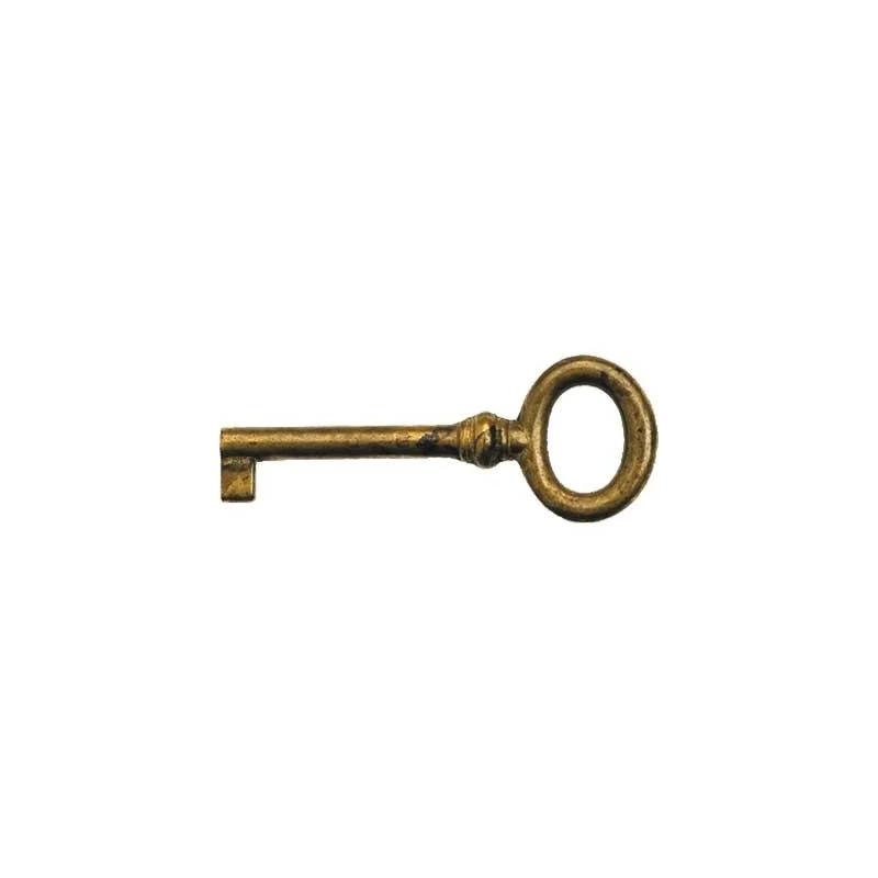 chiave per mobili '33728' 29x77 mm - ottone antico