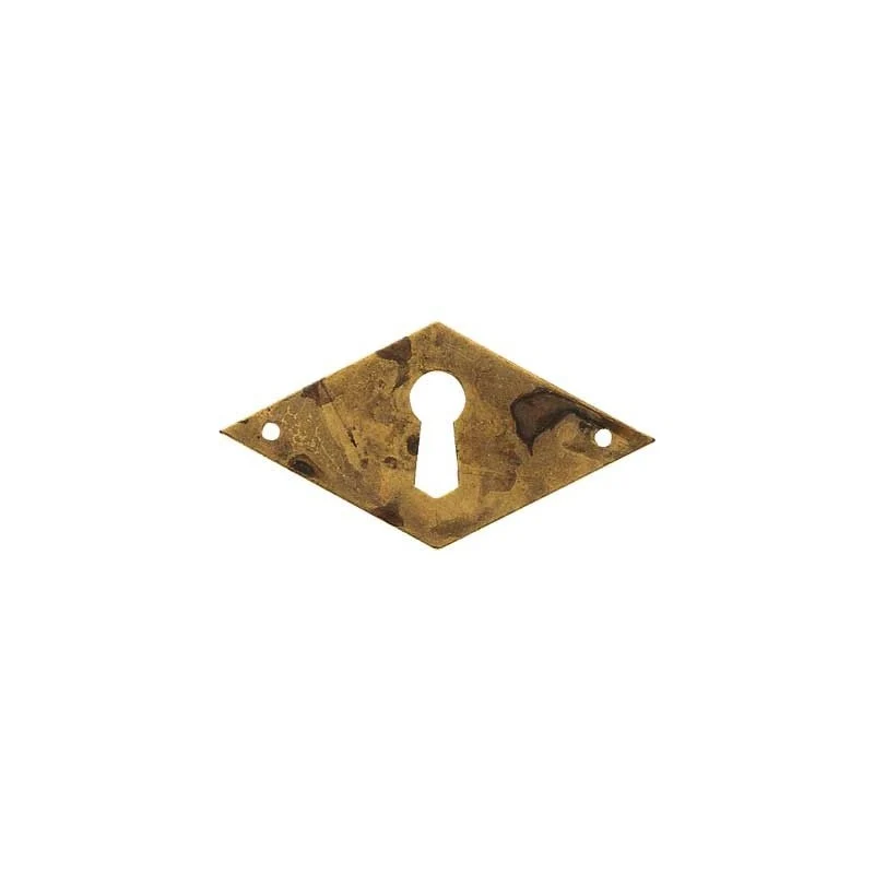 bocchetta per mobili '30667' orizzontale 49x25 mm - ottone antico