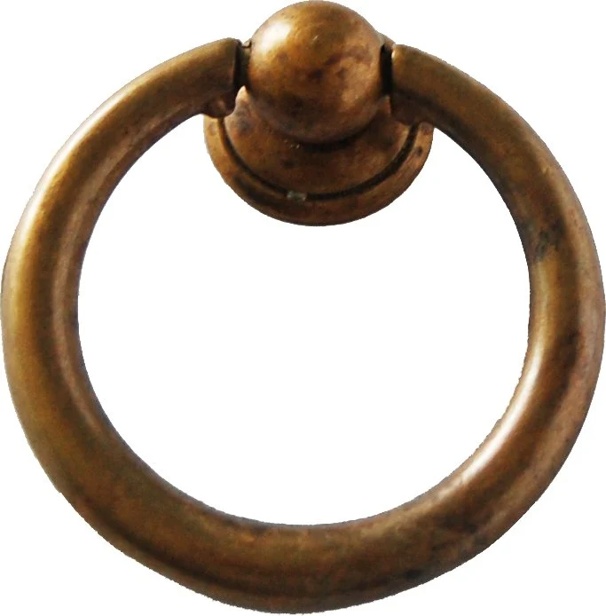 maniglia per mobili '09202' 33x39 mm - ottone antico