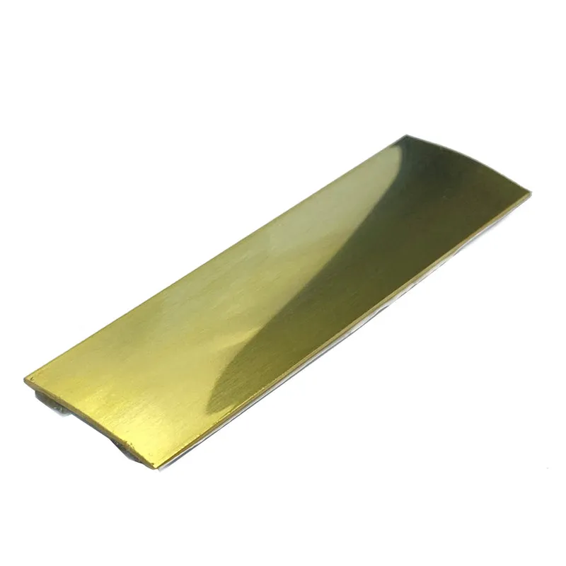 piaggia adesiva di giunzione in ottone lucido 103 cm