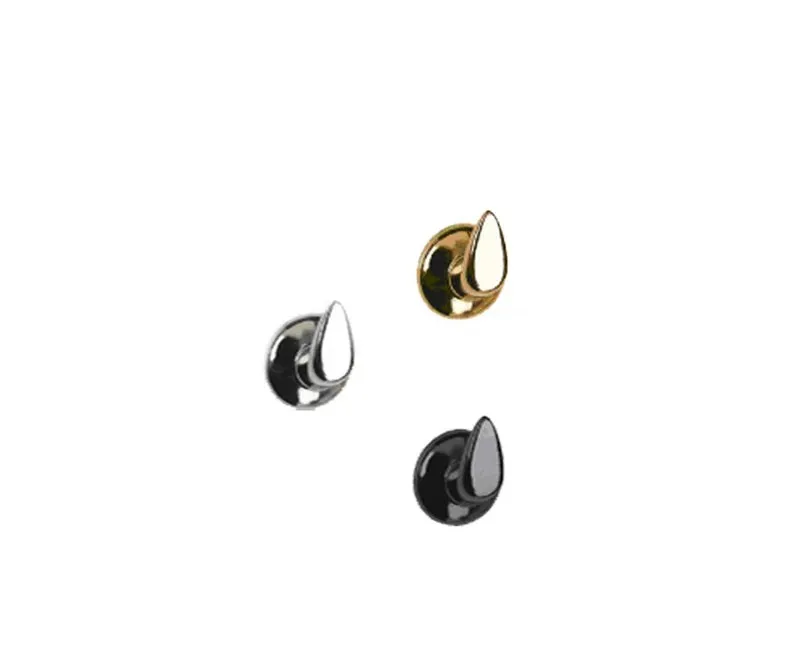 ganci per quadri 'fast' cromo (tassello ø 5 mm) - blister 4 pezzi