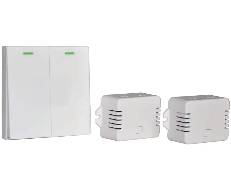 interruttore luci wireless 2 tasti