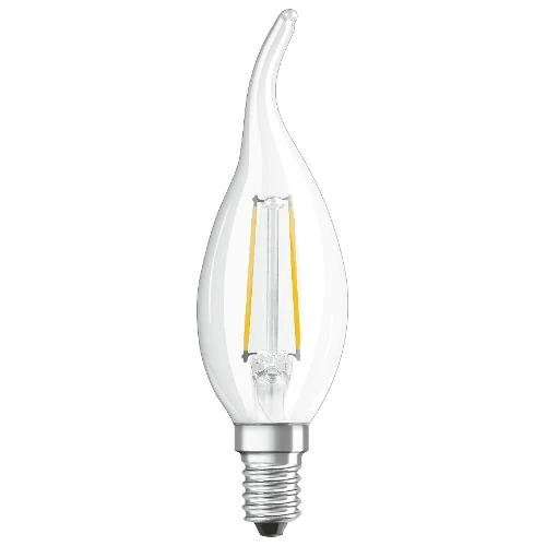 lampada led a filamento mod. 'colpo di vento' 4w - e14 - 400lm - 2700k