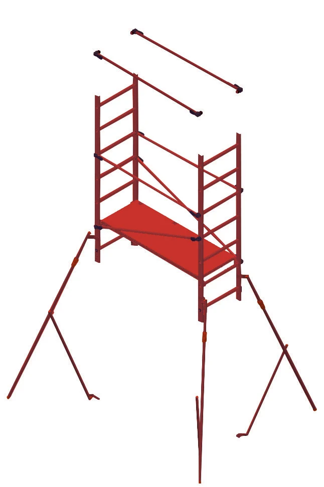 alzata per trabattello 'clic' 58x156 cm