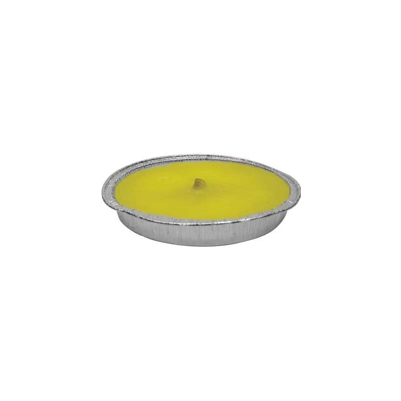 fiaccola alla citronella in stagnola ø cm 11x2h