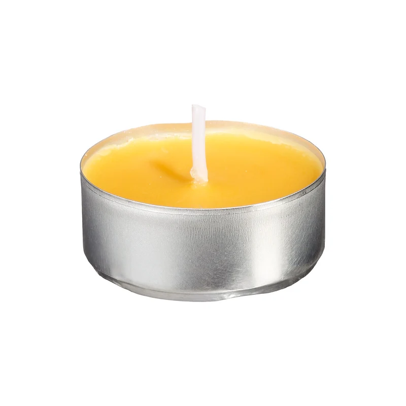 kit mini candele alla citronella ø cm 3,6x1,7h - confezione 25 pezzi