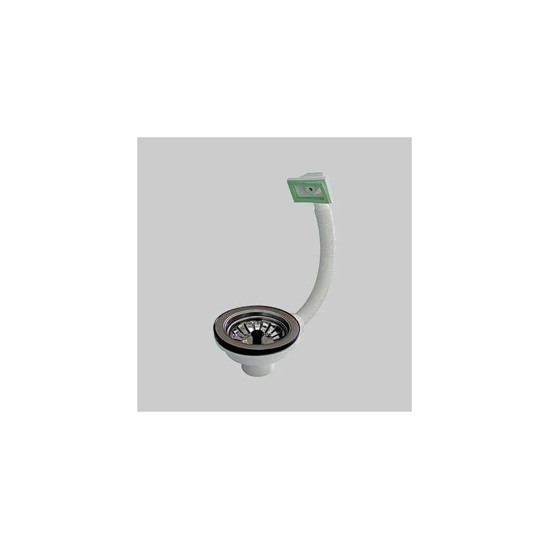 pilettone per lavello inox ctp ø 90 mm - att. 1"1/2
