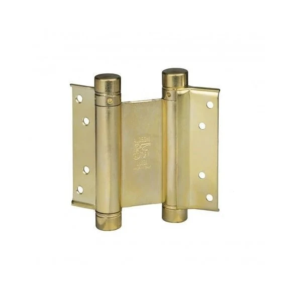 cerniera a molla doppia azione 75 mm - bronzata - 2 pezzi
