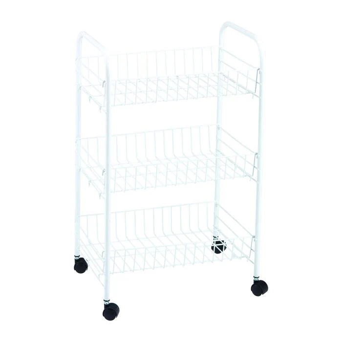 carrello multiuso bianco cm 40x26x62h