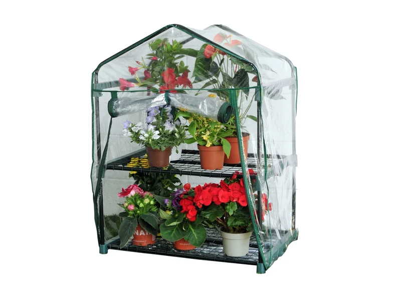 serra da balcone 2 ripiani cm 70x50x90h