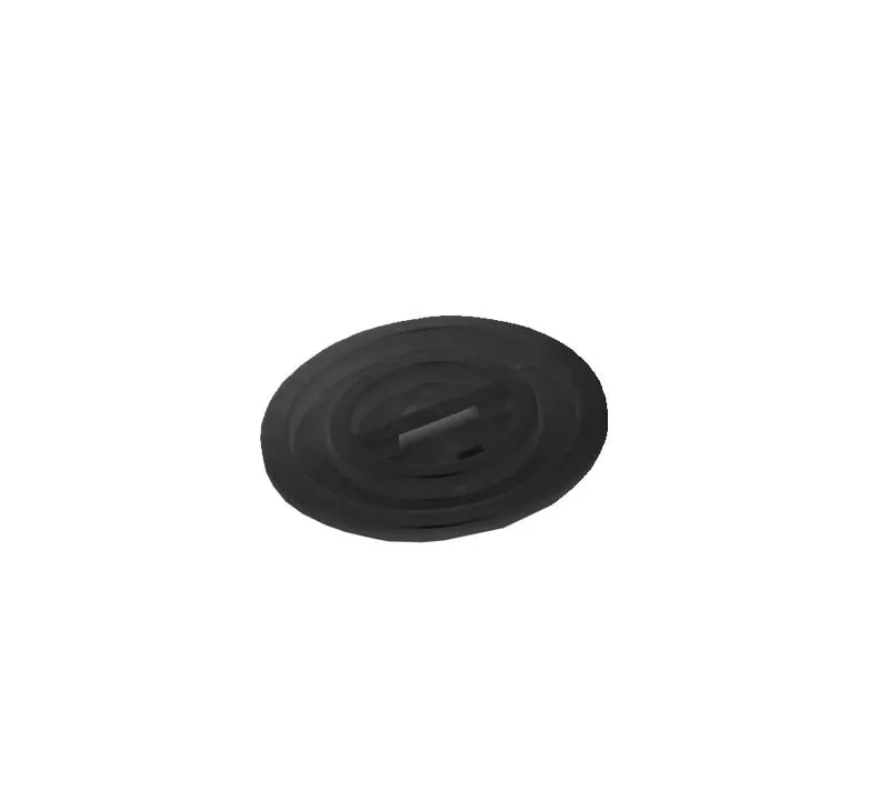 coperchio per bidone per rifiuti nero 75 lt