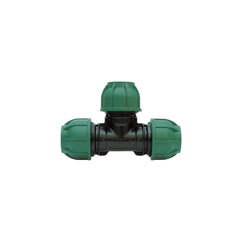 tee a 90° a stringere ø 16x16x16 mm - 10 pn