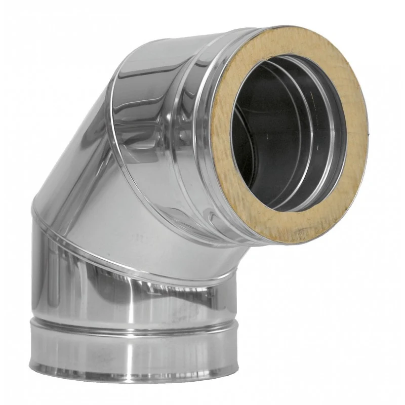 gomito doppia parete a 90° ø 180/230 mm