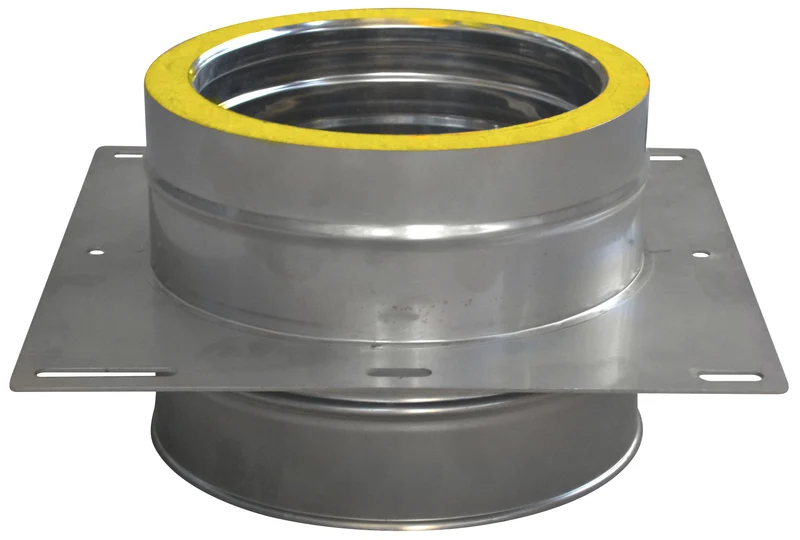 piastra intermedia doppia parete ø 180/230 mm