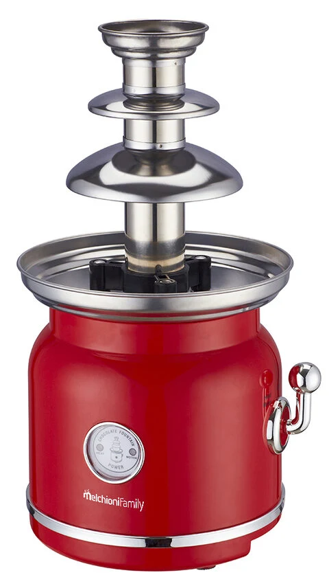 Melchioni 118370003 fontana di cioccolato Rosso, Stainless steel 90 W