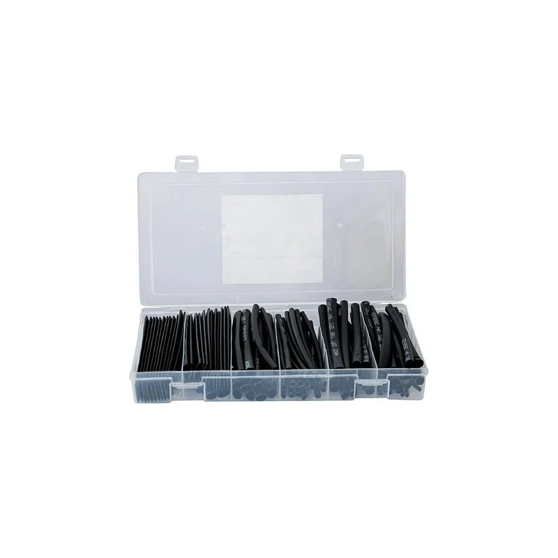 Guaina termorestringente 100 pezzi nero